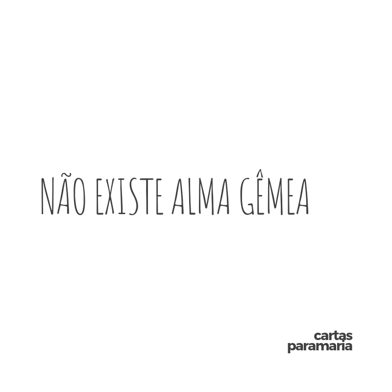 Não existe alma gêmea | Marcos Piangers Não existe alma gêmea | Marcos Piangers