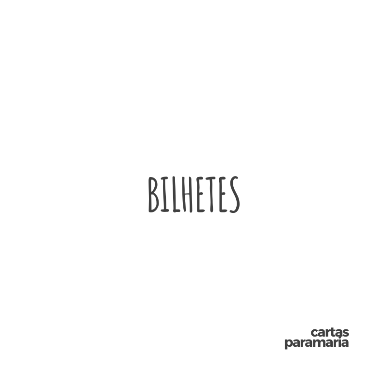 bilhetes | Tiago Iorc bilhetes | Tiago Iorc