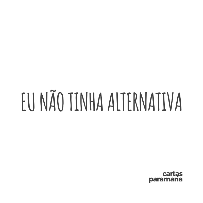 Eu não tinha alternativa | Cris Guerra