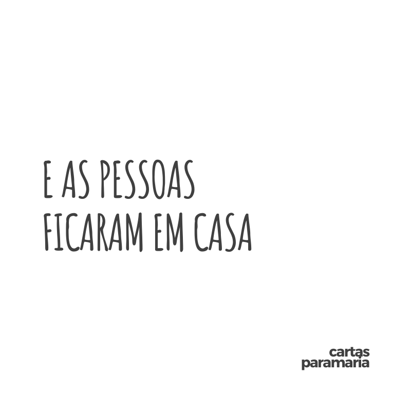 e as pessoas ficaram em casa | Kitty O’Meara